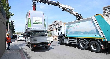 Merkezefendi'de atıklar yer üstü konteynerleriyle toplanacak
