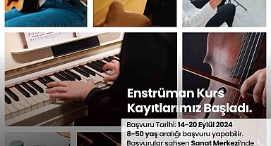 Merkezefendi'de enstrüman kurslarında kayıtlar başladı