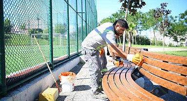 Mesire alanları ve parklarda bakım çalışması