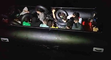 Milas açıklarında 17 düzensiz göçmen yakalandı