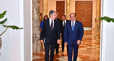 Mısır Cumhurbaşkanı Sisi, Bakan Blinken'ı kabul etti