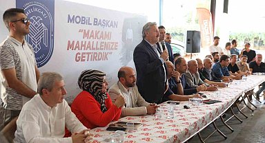 Mobil başkanın yeni durağı Selçuklu mahallesi oldu