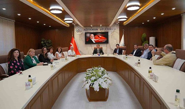 Montana Belediyesi heyeti Başkan Tutdere'yi ziyaret etti