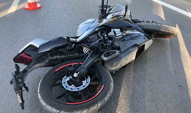 Motosiklet öğrenciye çarptı: 1 yaralı