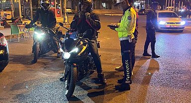 Motosiklet sürücülerine sıkı denetim