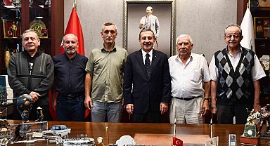 Muhtarlardan Başkan Ataç'a ziyaret