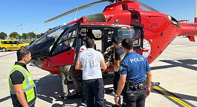 Muş'ta ambulans helikopter 3 yaşındaki hasta için havalandı