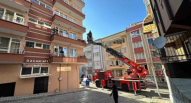 Ocakta unutulan yemek paniğe sebep oldu