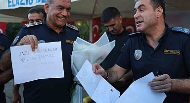 Öğrencilerin ziyaret ettiği depremzede itfaiyecilere anlamlı not