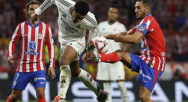 Olaylı Madrid derbisinde kazanan çıkmadı