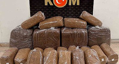 Ordu'da 180 kilogram kaçak tütün ele geçirildi