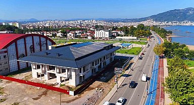 Ordu'da 'Gençlik Kütüphanesi'nin kaba inşaatı tamamlandı