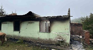 Ordu'da yayla evinde yangın