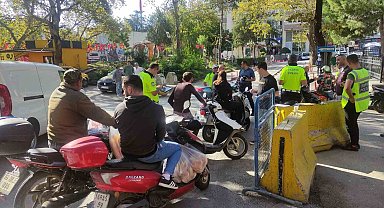 Orhangazi'de motosikletlere sıkı denetim