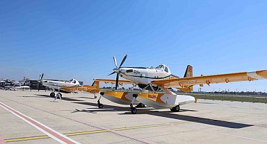 Orman Genel Müdürlüğü'nün hava ve kara araçları İstanbul AirShow'da sergilendi