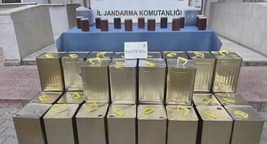 Osmaniye'de jandarma 1 ton sahte bal ele geçirdi