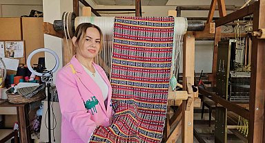 Osmanlı mirası 'beledi dokuma', Tire'den dünyaya açılıyor