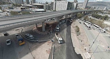 Otogar önünde geri sayım başladı