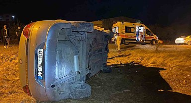 Otomobil takla attı: 1 yaralı