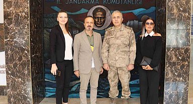 Özel İmperial Hastanesi'nden İl Jandarma Komutanı Yakın'a ziyaret