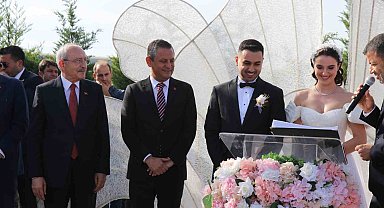 Özel ve Kılıçdaroğlu, TBMM Başkanvekili Karaca'nın oğlunun nikah şahidi oldu