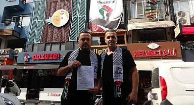 Pendik'te İsrail'i boykot pankartı asan işletmeye İBB ceza kesti