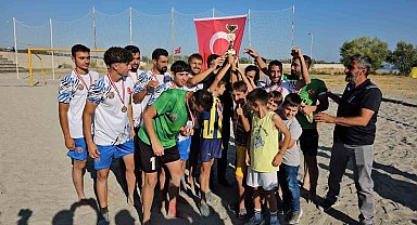Plaj Futbolu Adilcevaz Etabı tamamlandı