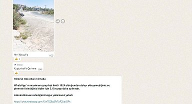Polisin yaptığı denetimlerden kaçmak isteyenler 'whatsapp' grubu kurmuş