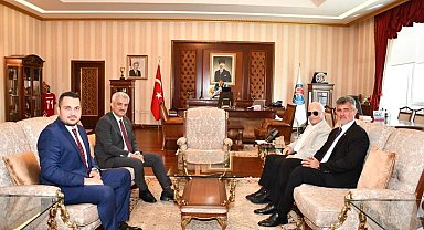Prag Büyükelçisi Feyzioğlu'ndan Kırıkkale Valisi Makas'a ziyaret