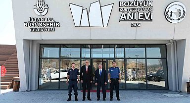 Protokol üyelerinden Bozüyük Kurtuluş Savaşı ve İnönü Zaferleri Anı Evi'ne ziyaret