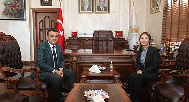 Rektör Fatma Aydın'dan protokol turu