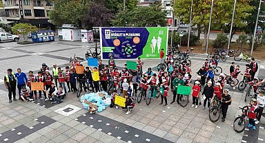 Sağlıklı yaşam ve temiz çevre için pedalladılar