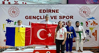 Sakaryalı judocu Edirne'de altın madalyanın sahibi oldu