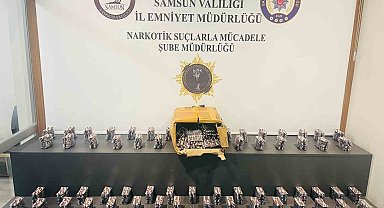 Samsun'da 15 bin 148 adet sentetik ecza ile yakalanan şahıs tutuklandı