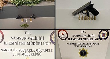 Samsun'da uyuşturucu operasyonu: 10 gözaltı