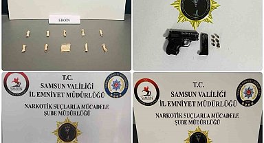 Samsun'da uyuşturucu operasyonu: 10 kişi yakalandı