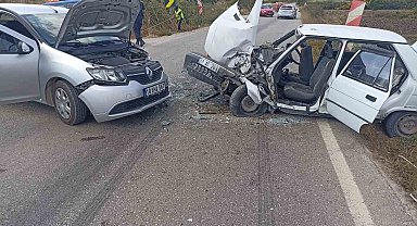 Savaştepe'de zincirleme trafik kazası; 3 yaralı