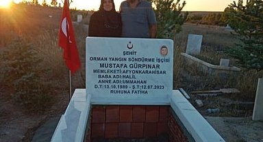 Şehit orman işçisi Mustafa Gürpınar'ın mezarı yaptırıldı