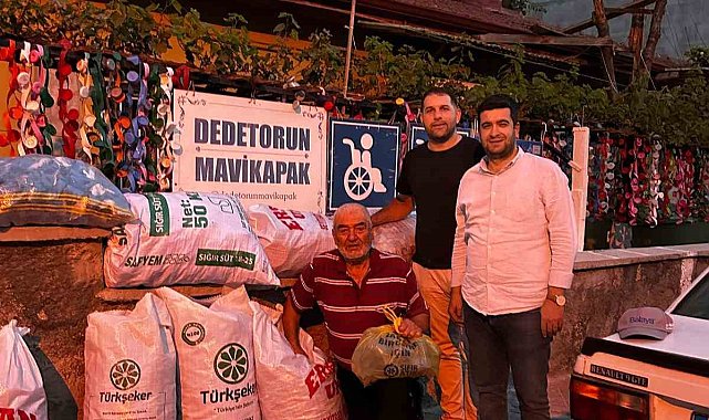 Seyitgazi'de toplanan mavi kapaklar engellilere umut ışığı olacak