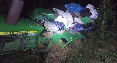 Sinop'ta traktör kasasının altında kalan 1 kişi hayatını kaybetti