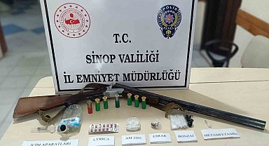 Sinop'ta uyuşturucu operasyonu: 2 gözaltı