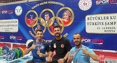 Şırnaklı Harun Algül halter şampiyonasında Türkiye şampiyonu oldu