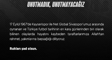 Sivasspor, 57 yıllık acıyı unutmadı