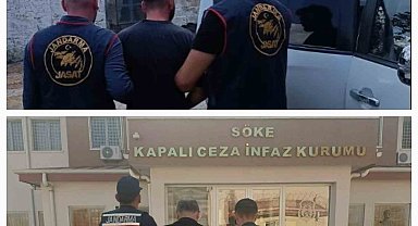 Söke'de aranan şahıslar jandarmadan kaçamadı