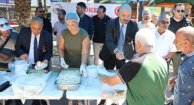 Söke'de Gaziler Günü'nde pilav hayrı