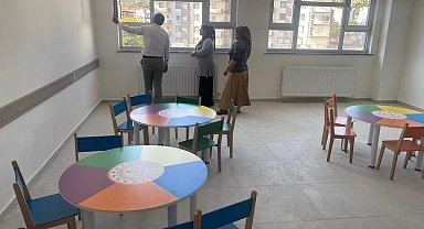 Söke'deki anaokulunda incelemede bulunuldu