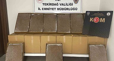 Süleymanpaşa'da 200 bin adet doldurulmuş makaron ele geçirildi