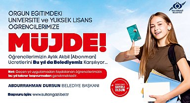 Sultangazi Belediyesi'den gençlere destek