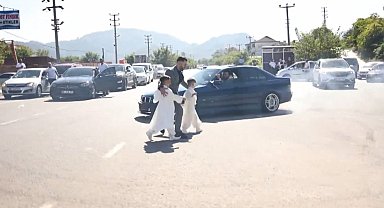 Sünnet düğününde drift pahalıya patladı