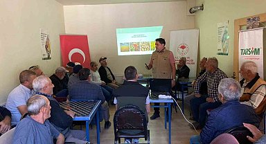 Tarımla uğraşan üreticilere yönelik toplantı düzenlendi